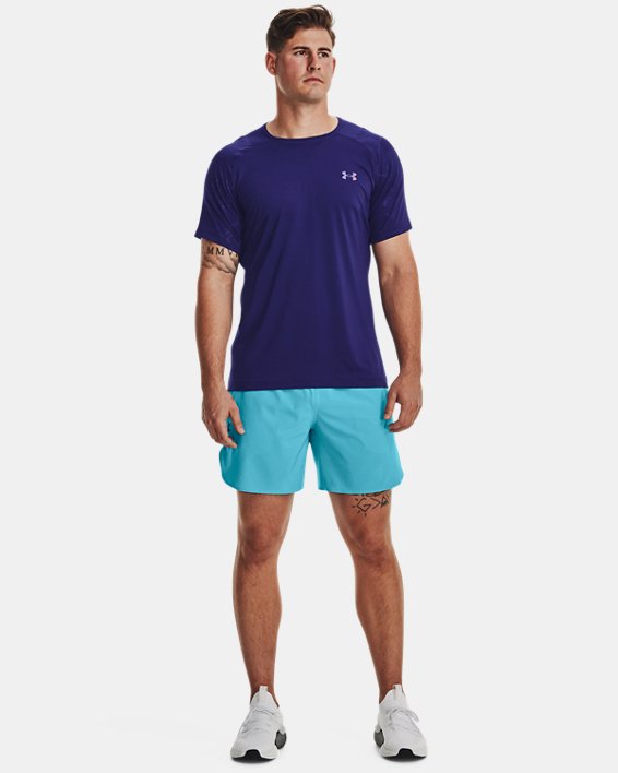 Men's UA Peak Woven Shorts, Blue, pdpMainDesktop image number 2